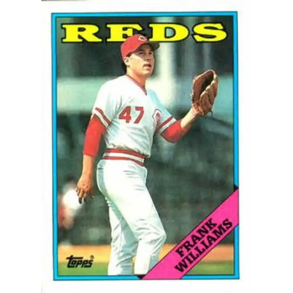 1988 Topps #773 Frank Williams NM-MT Cincinnati Reds Baseball Card - Baseball Card Single