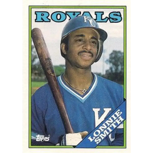 1988 Topps #777 Lonnie Smith NM-MT Kansas City Royals Baseball Card - Baseball Card Single