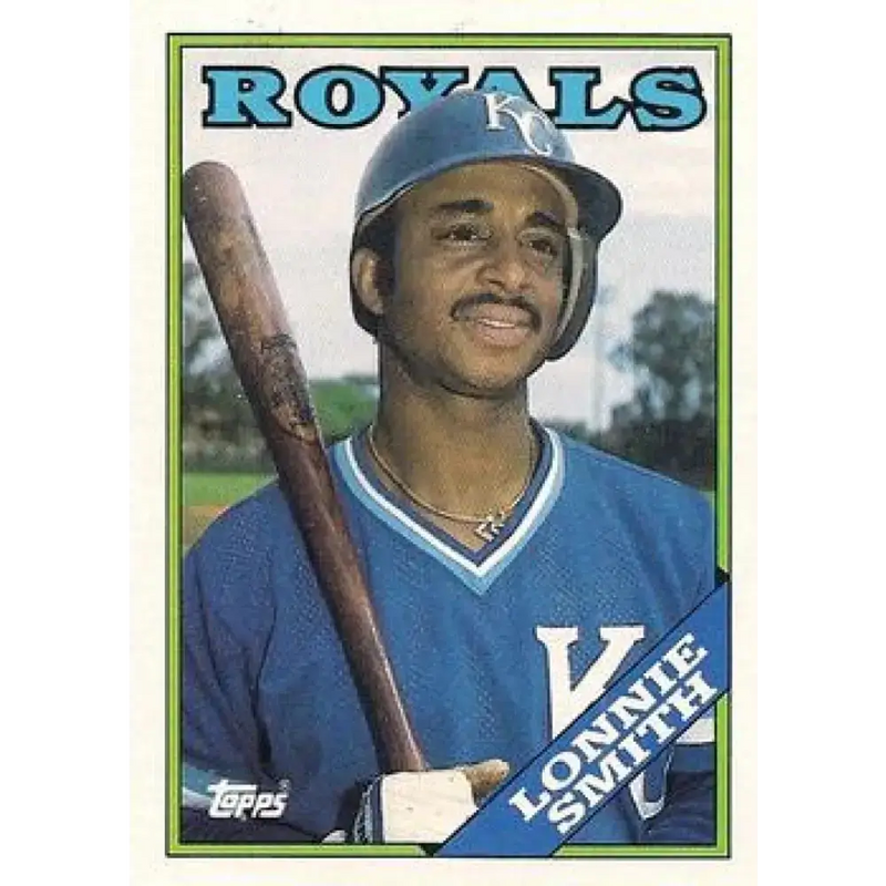 1988 Topps #777 Lonnie Smith NM-MT Kansas City Royals Baseball Card - Baseball Card Single