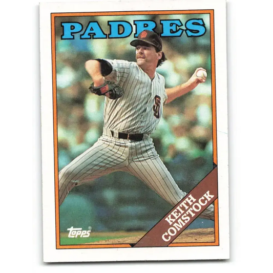 1988 Topps #778 Keith Comstock NM-MT San Diego Padres Baseball Card - Baseball Card Single