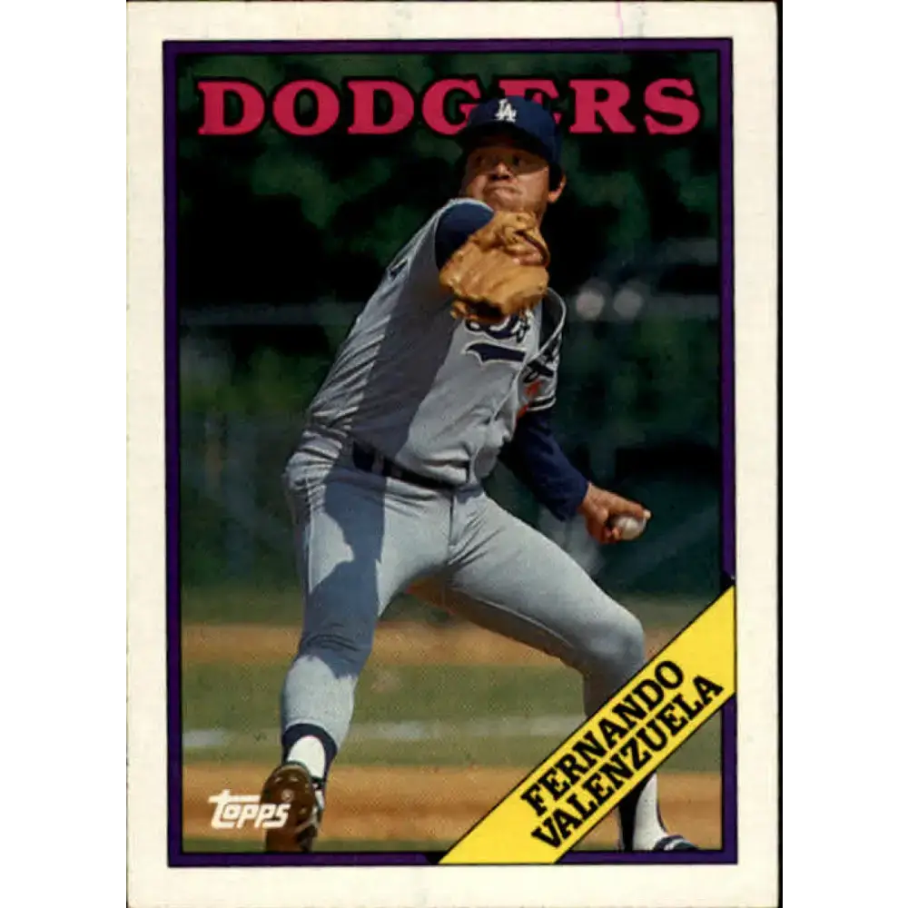 1988 Topps #780 Fernando Valenzuela NM-MT Los Angeles Dodgers Baseball Card - Baseball Card Single