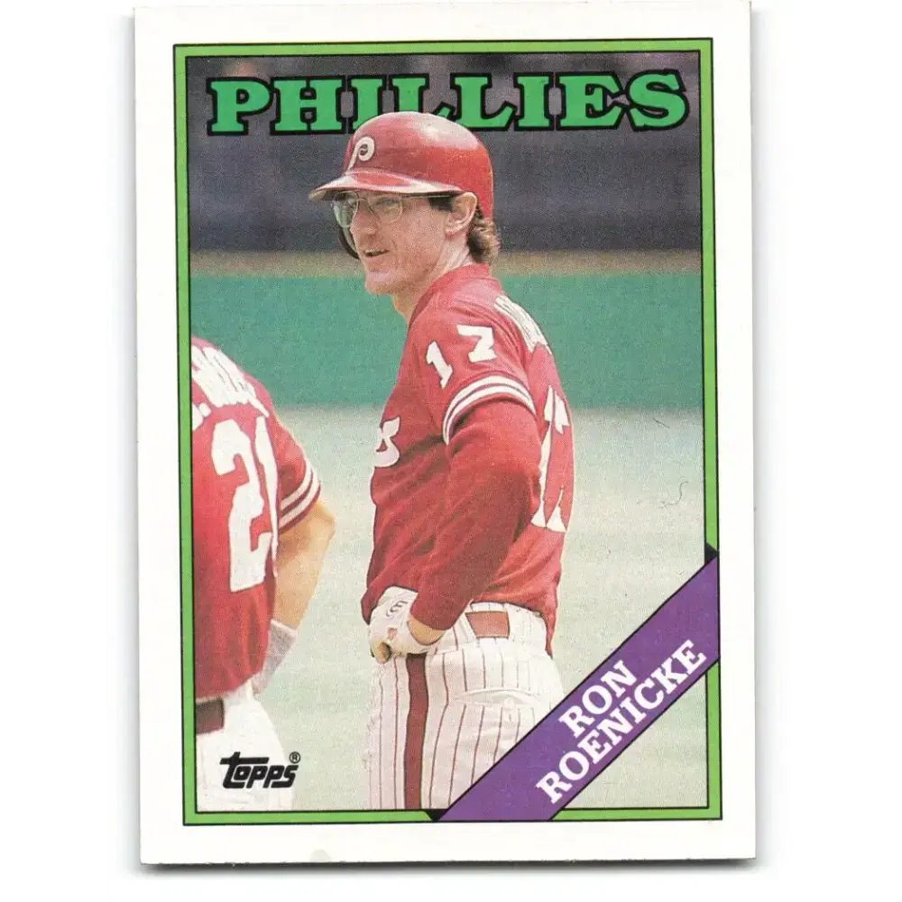1988 Topps #783 Ron Roenicke NM-MT Philadelphia Phillies Baseball Card - Baseball Card Single
