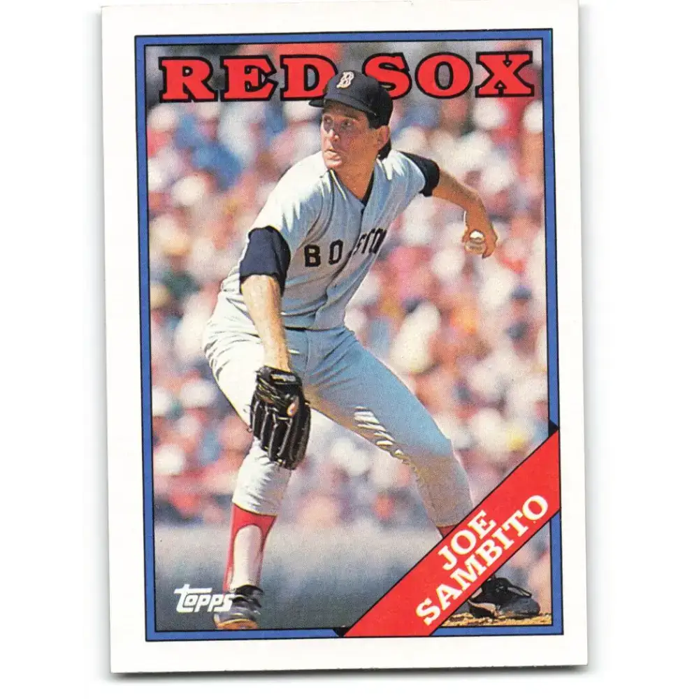 1988 Topps #784 Joe Sambito NM-MT Boston Red Sox Baseball Card - Baseball Card Single