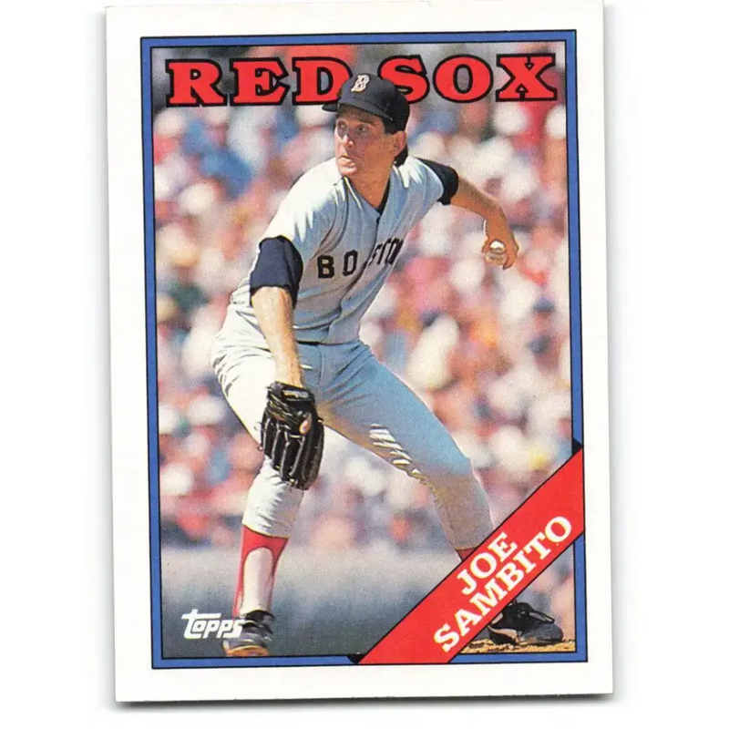 1988 Topps #784 Joe Sambito NM-MT Boston Red Sox Baseball Card - Baseball Card Single