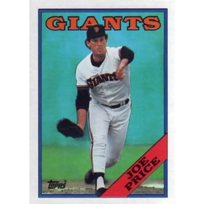 1988 Topps #786 Joe Price NM-MT San Francisco Giants Baseball Card - Baseball Card Single