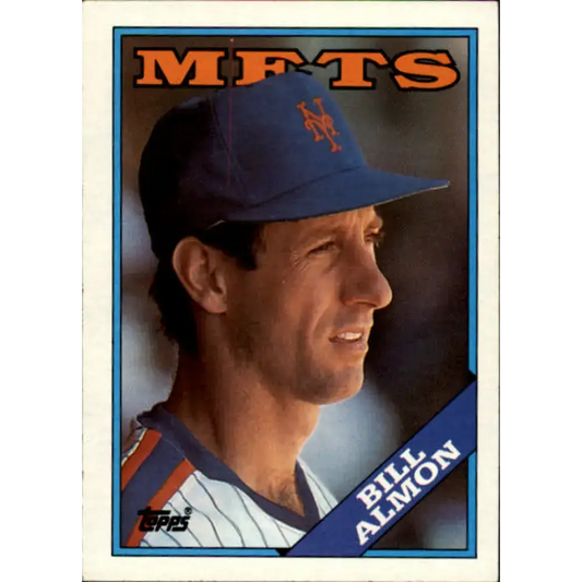1988 Topps #787 Bill Almon NM-MT New York Mets Baseball Card - Baseball Card Single