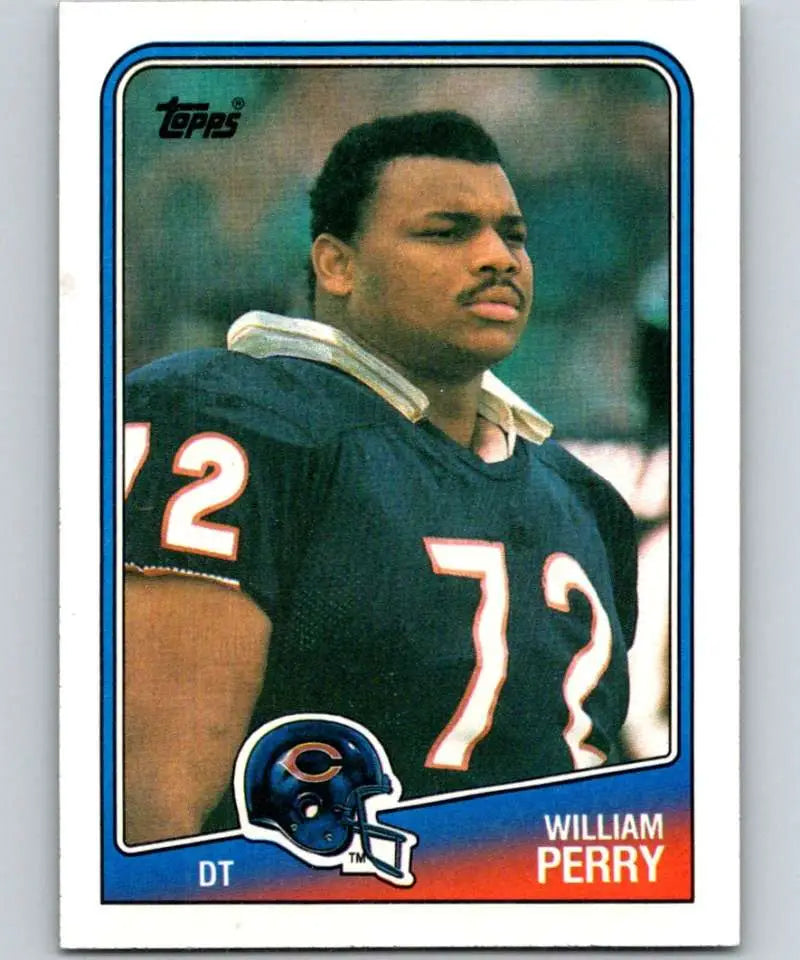 1988 Topps #79 William Perry EX Excellent Chicago Bears Football Card - Football Card Single
