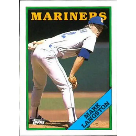 1988 Topps #80 Mark Langston NM-MT Seattle Mariners Baseball Card