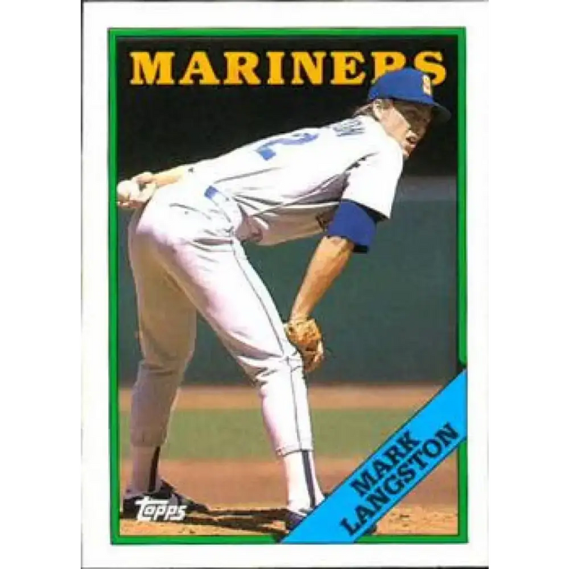 1988 Topps #80 Mark Langston NM-MT Seattle Mariners Baseball Card - Baseball Card Single