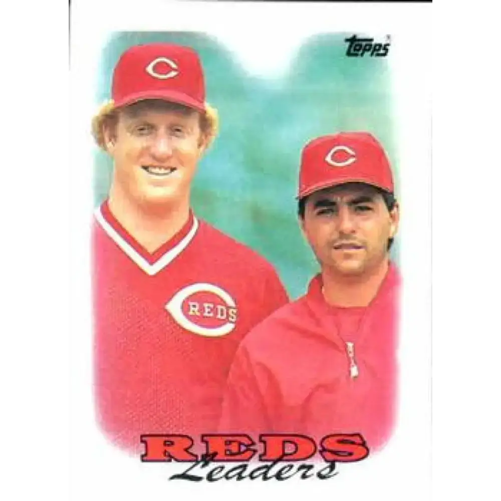 1988 Topps #81 Ron Robinson/John Franco NM-MT Cincinnati Reds Baseball Card - Baseball Card Single