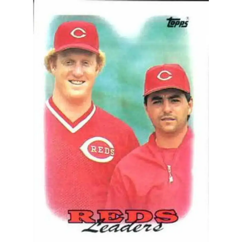 1988 Topps #81 Ron Robinson/John Franco NM-MT Cincinnati Reds Baseball Card - Baseball Card Single
