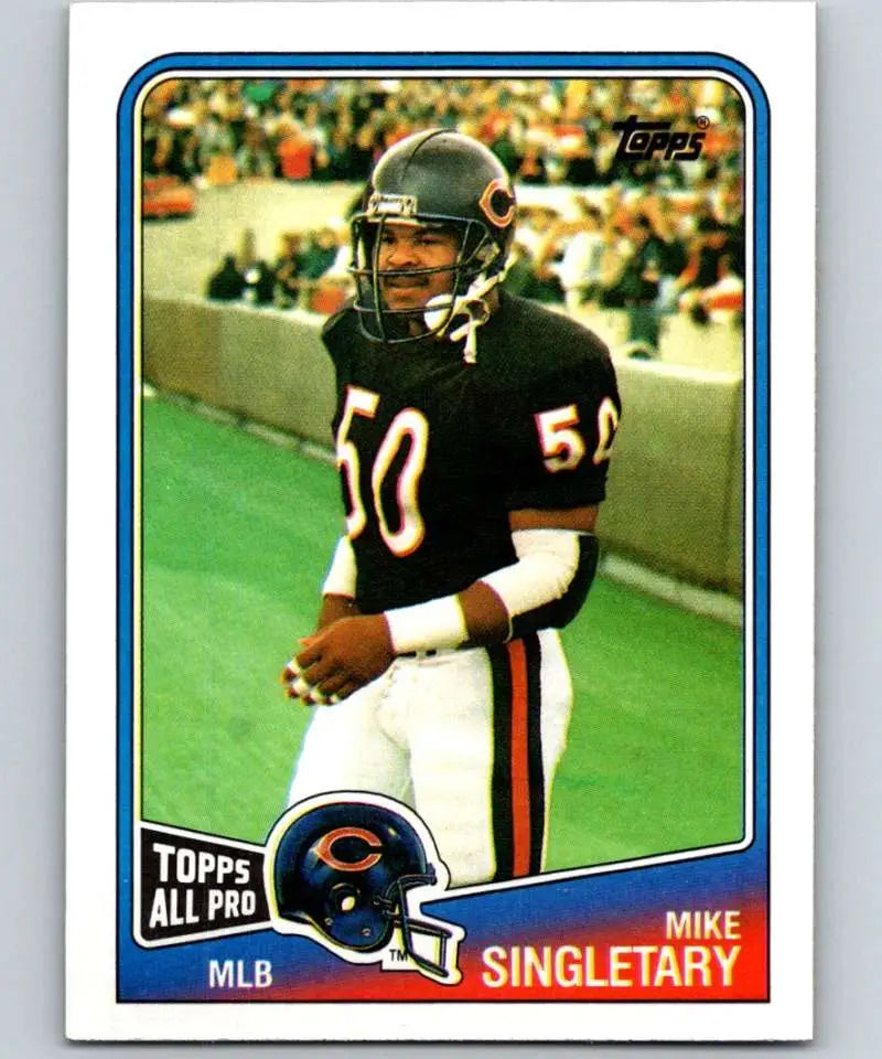 1988 Topps #82 Mike Singletary EX Excellent Chicago Bears Football Card - Football Card Single