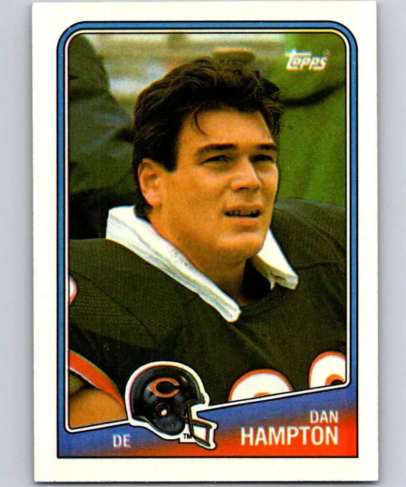 1988 Topps #83 Dan Hampton EX Excellent Chicago Bears Football Card - Football Card Single