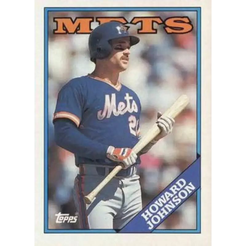 1988 Topps #85 Howard Johnson NM-MT New York Mets Baseball Card - Baseball Card Single