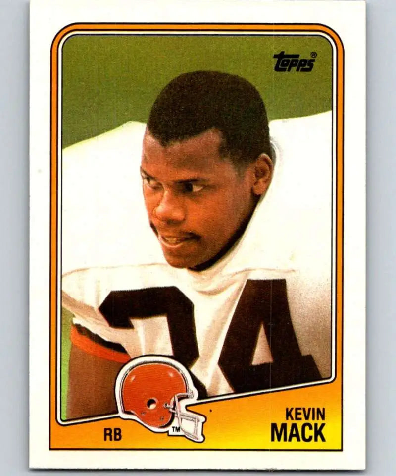 1988 Topps #88 Kevin Mack EX Excellent Cleveland Browns Football Card - Football Card Single