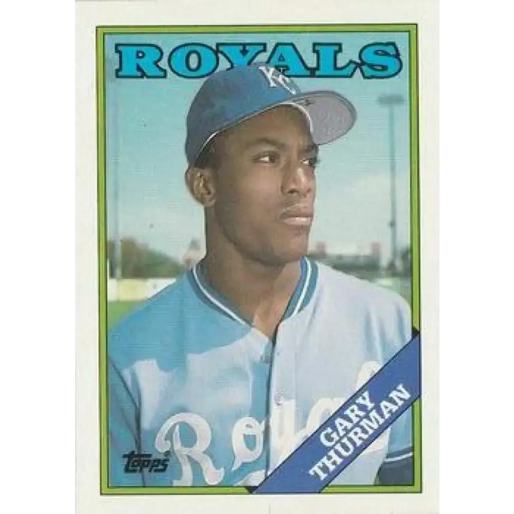 1988 Topps #89 Gary Thurman NM-MT Kansas City Royals Baseball Card - Baseball Card Single