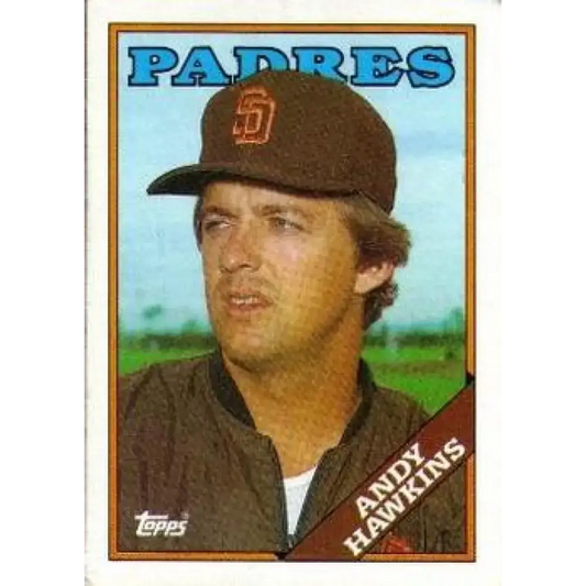 1988 Topps #9 Andy Hawkins NM-MT San Diego Padres Baseball Card - Baseball Card Single