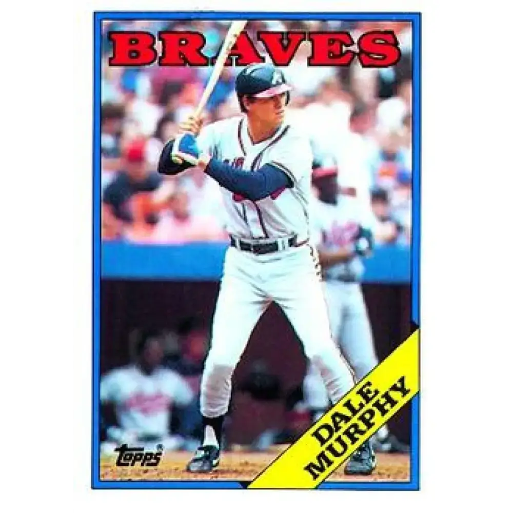 1988 Topps #90 Dale Murphy NM-MT Atlanta Braves Baseball Card - Baseball Card Single