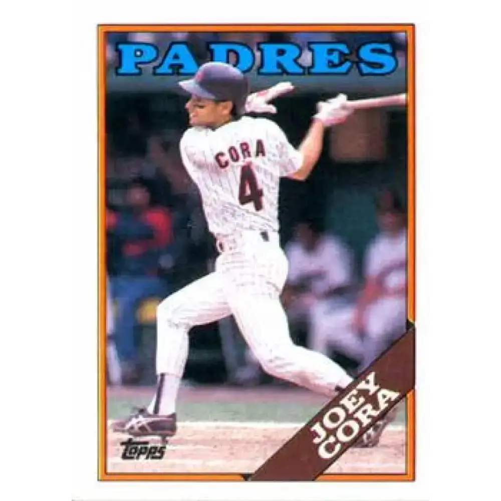 1988 Topps #91 Joey Cora NM-MT RC Rookie San Diego Padres Baseball Card - Baseball Card Single
