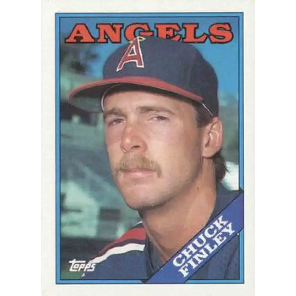 1988 Topps #99 Chuck Finley NM-MT California Angels Baseball Card - Baseball Card Single