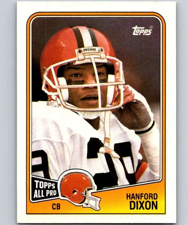 1988 Topps #99 Hanford Dixon EX Excellent Cleveland Browns Football Card - Football Card Single