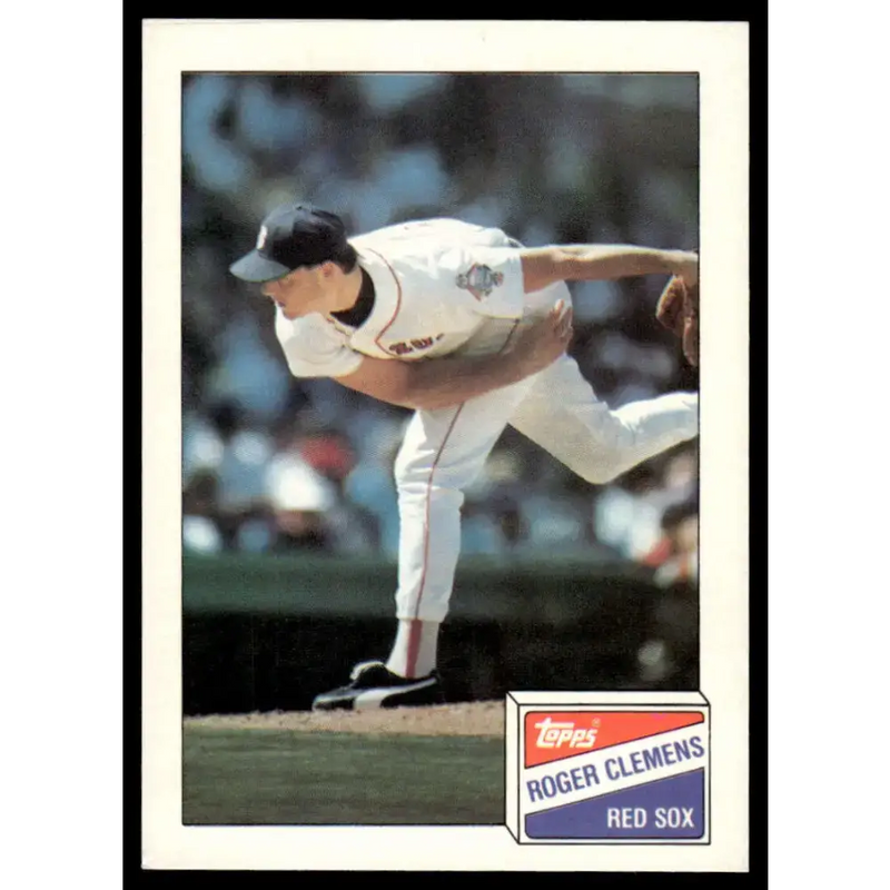 1988 Topps Bazooka #4 Roger Clemens EX/NM Boston Red Sox Baseball Card - Baseball Card Single