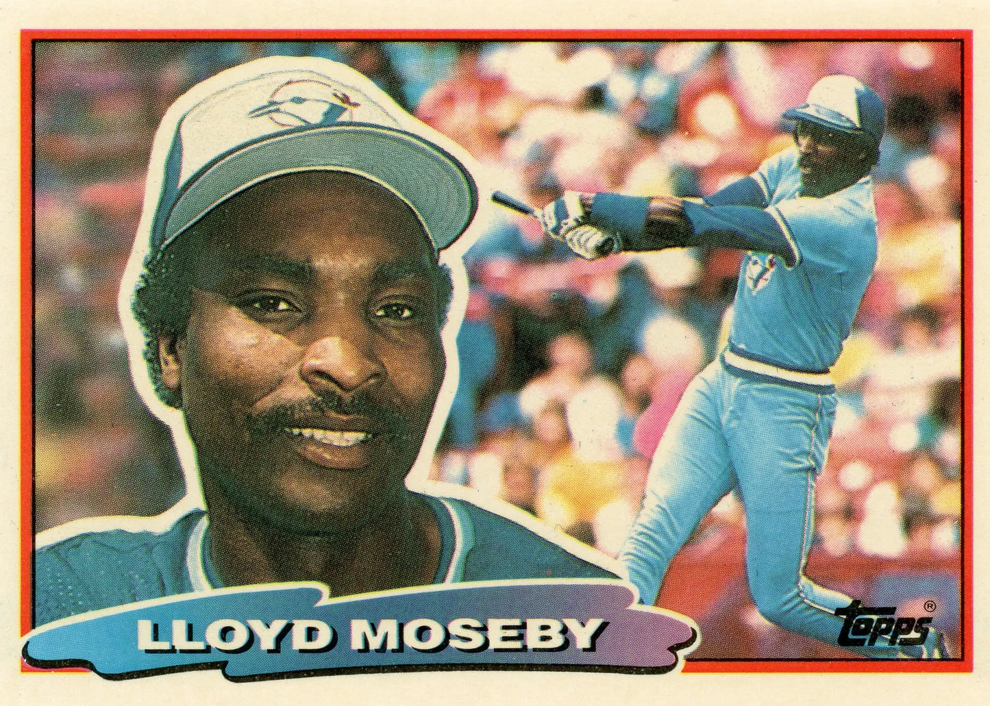 1988 Topps Big #113 Lloyd Moseby Toronto Blue Jays