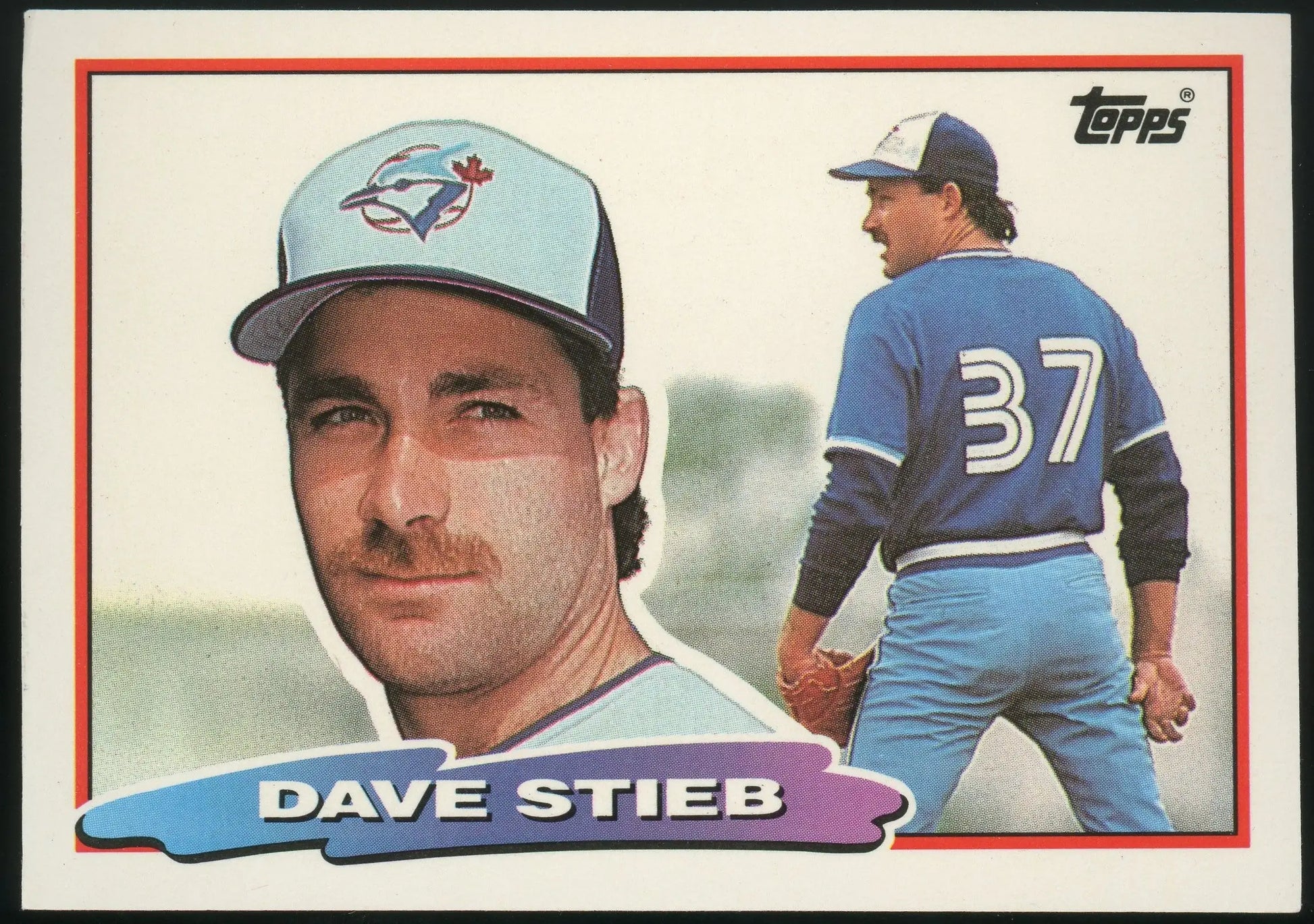 1988 Topps Big #172 Dave Stieb Toronto Blue Jays