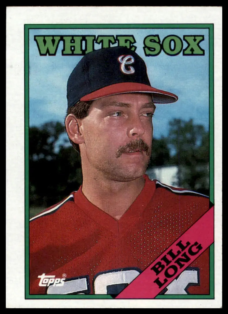 1988 Topps Bill Long RC 309 Chicago White Sox NM - Baseball Card Single