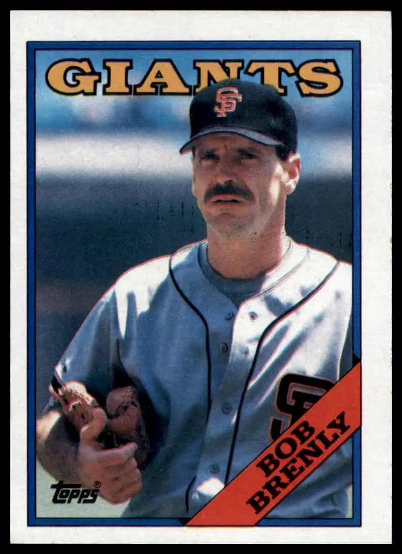 1988 Topps Bob Brenly 703 San Francisco Giants NM - Baseball Card Single