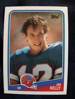 1988 Topps - Jim Kelly #221. Buffalo Bills. NRMT+ - Football Card Single