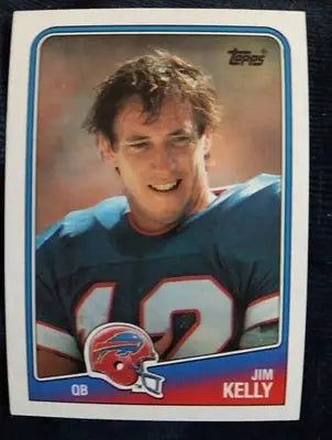 1988 Topps - Jim Kelly #221. Buffalo Bills. NRMT+ - Football Card Single