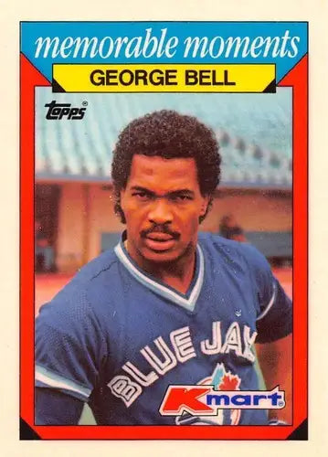 1988 Topps K-Mart Memorable Moments #1 George Bell NM-MT Blue Jays ID:76787 - Baseball Card Single