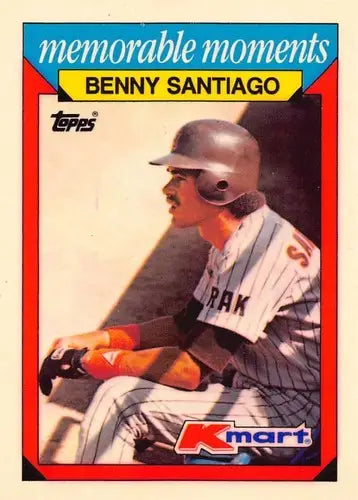 1988 Topps K-Mart Memorable Moments #24 Benito Santiago NM-MT Padres ID:76809 - Baseball Card Single