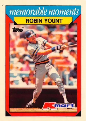 1988 Topps K-Mart Memorable Moments #33 Robin Yount NM-MT Brewers ID:76817 - Baseball Card Single