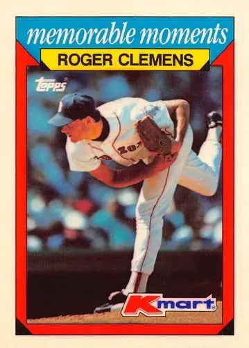 1988 Topps K-Mart Memorable Moments #7 Roger Clemens NM-MT Red Sox ID:76792 - Baseball Card Single