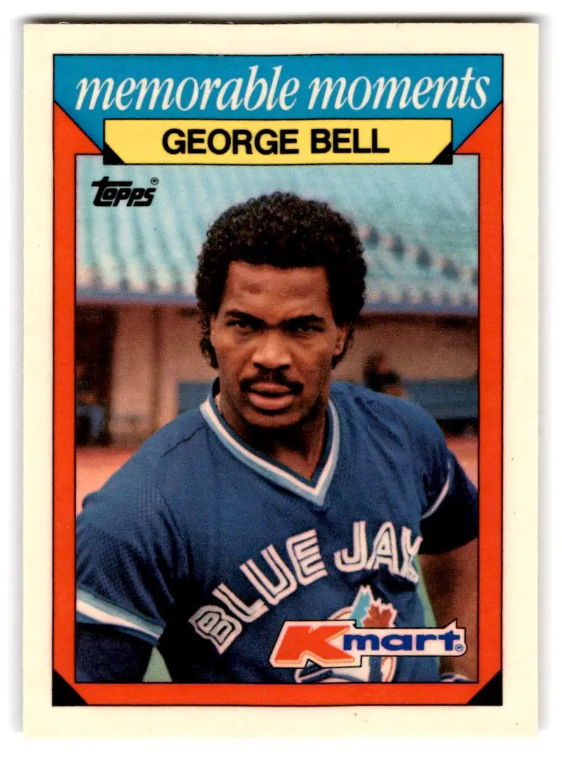 1988 Topps Kmart Memorable Moments #1 George Bell - Baseball Card Single