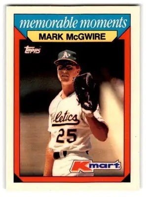 1988 Topps Kmart Memorable Moments #16 Mark McGwire - Baseball Card Single