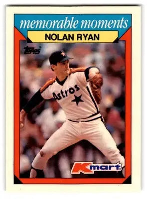1988 Topps Kmart Memorable Moments #23 Nolan Ryan Houston Astros BASEBALL Cards - Baseball Card Single