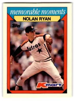 1988 Topps Kmart Memorable Moments #23 Nolan Ryan Houston Astros BASEBALL Cards