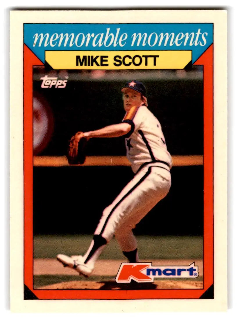 1988 Topps Kmart Memorable Moments #26 Mike Scott Houston Astros BASEBALL Cards - Baseball Card Single