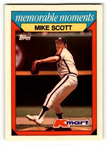 1988 Topps Kmart Mike Scott baseball card with original gloss and collectible value