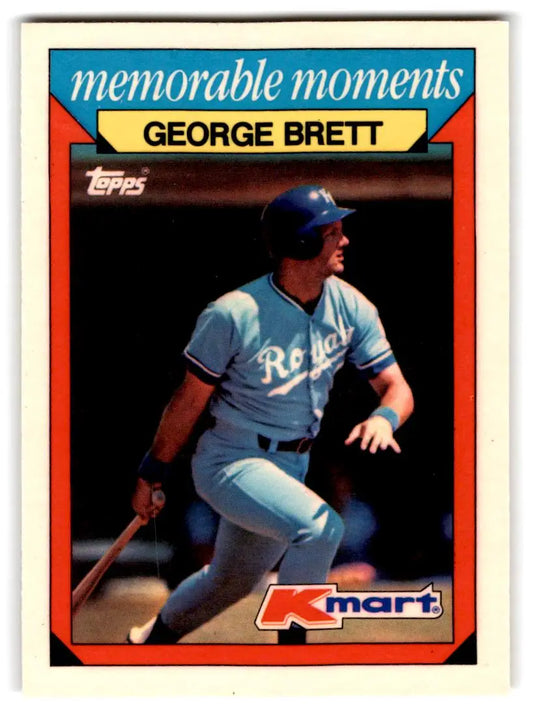 1988 Topps Kmart Memorable Moments #3 George Brett - Baseball Card Single
