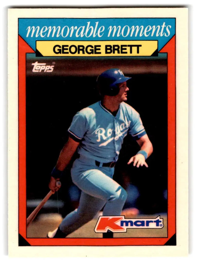 1988 Topps Kmart Memorable Moments #3 George Brett - Baseball Card Single