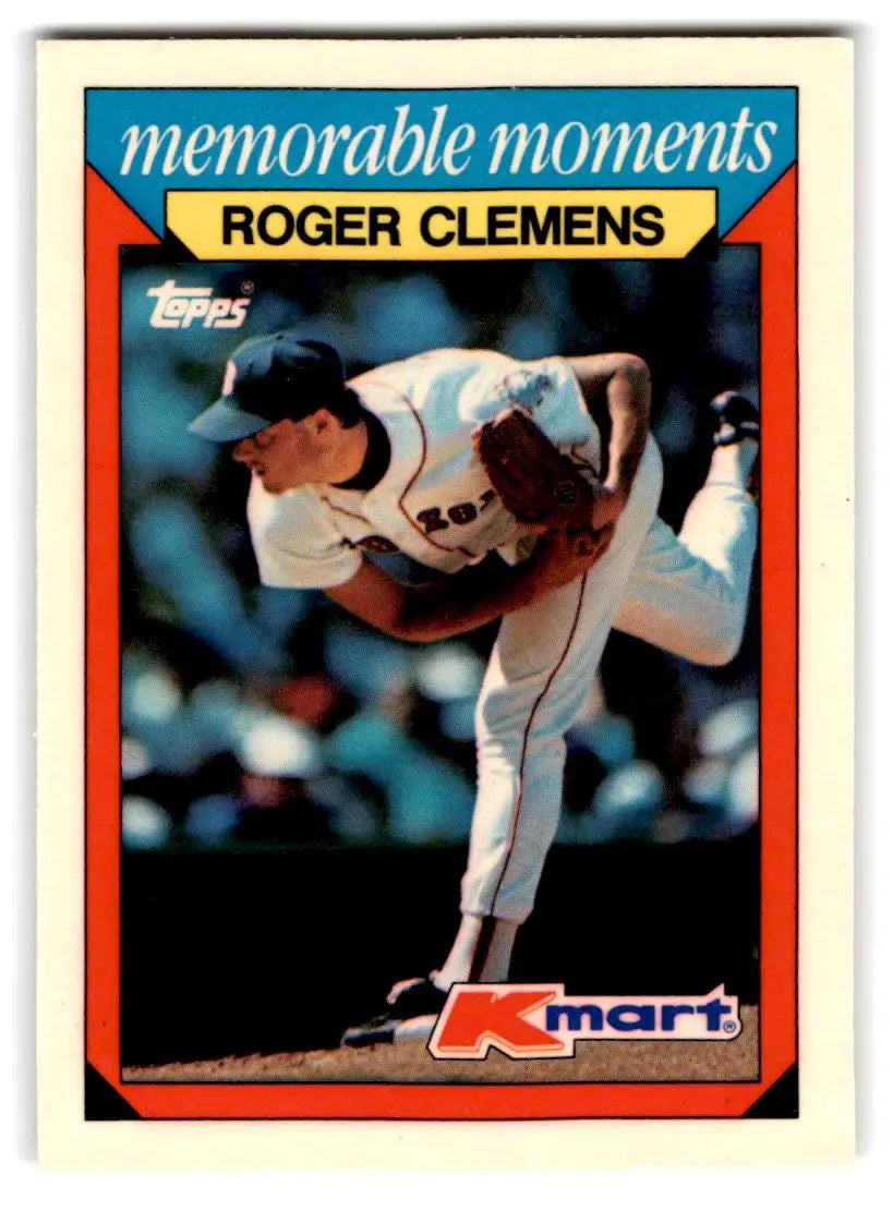 1988 Topps Kmart Memorable Moments #7 Roger Clemens