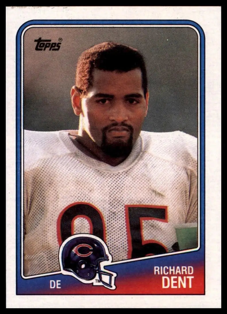 1988 Topps Richard Dent #80 Chicago Bears Football Card NFL Sports - Football Card Single