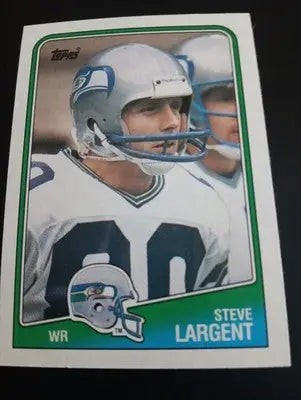 1988 Topps - Steve Largent #135. Seattle Seahawks. NRMT+ - Football Card Single