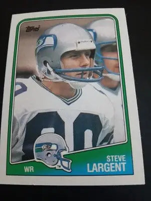 1988 Topps - Steve Largent #135. Seattle Seahawks. NRMT+ - Football Card Single