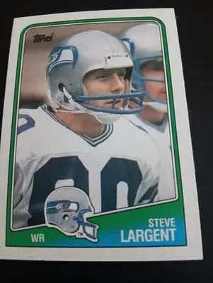 1988 Topps - Steve Largent #135. Seattle Seahawks. NRMT+ - Football Card Single