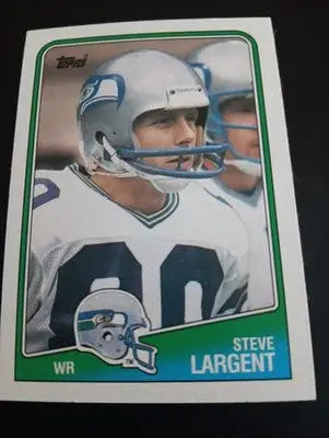 1988 Topps - Steve Largent #135. Seattle Seahawks. NRMT+ - Football Card Single